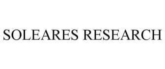 SOLEARES RESEARCH