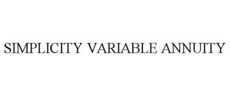 SIMPLICITY VARIABLE ANNUITY