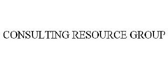 CONSULTING RESOURCE GROUP