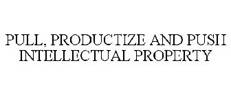 PULL, PRODUCTIZE AND PUSH INTELLECTUAL PROPERTY