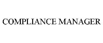 COMPLIANCE MANAGER