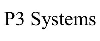 P3 SYSTEMS