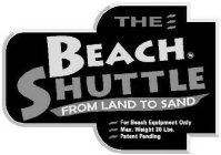 BEACH SHUTTLE FROM LAND TO SAND