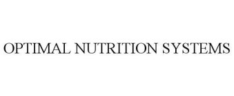 OPTIMAL NUTRITION SYSTEMS