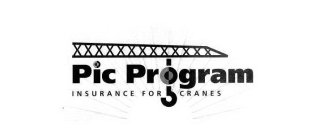 PIC PROGRAM INSURANCE FOR CRANES