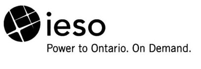 IESO POWER TO ONTARIO. ON DEMAND.