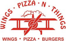 WINGS · PIZZA · N · THINGS WINGS · PIZZA · BURGERS
