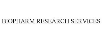 BIOPHARM RESEARCH SERVICES