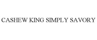 CASHEW KING SIMPLY SAVORY