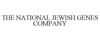 THE NATIONAL JEWISH GENES COMPANY