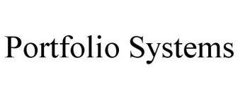 PORTFOLIO SYSTEMS