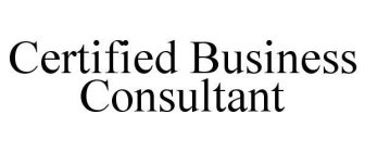 CERTIFIED BUSINESS CONSULTANT