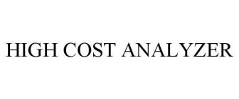 HIGH COST ANALYZER