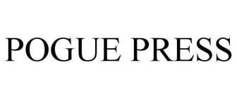 POGUE PRESS