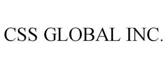 CSS GLOBAL INC.