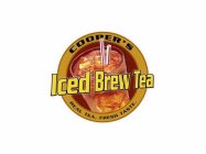 COOPER'S ICED BREW TEA REAL TEA. FRESH TASTE.