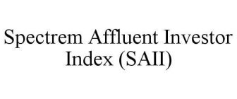 SPECTREM AFFLUENT INVESTOR INDEX (SAII)