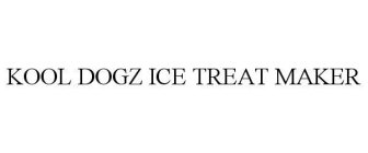 KOOL DOGZ ICE TREAT MAKER