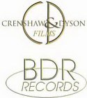 CD CRENSHAW & DYSON FILMS BDR RECORDS
