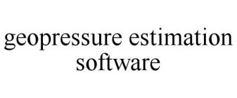 GEOPRESSURE ESTIMATION SOFTWARE