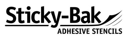 STICKY-BAK ADHESIVE STENCILS