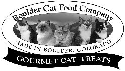 BOULDER CAT FOOD COMPANY MADE IN BOULDER, COLORADO GOURMET CAT TREATS