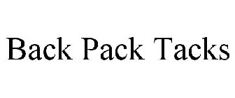 BACK PACK TACKS