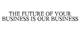 THE FUTURE OF YOUR BUSINESS IS OUR BUSINESS