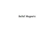 BELIEF MAGNETS