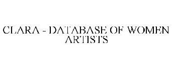 CLARA - DATABASE OF WOMEN ARTISTS