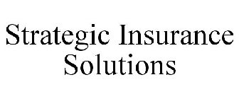 STRATEGIC INSURANCE SOLUTIONS