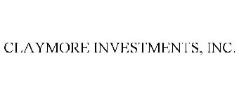 CLAYMORE INVESTMENTS, INC.