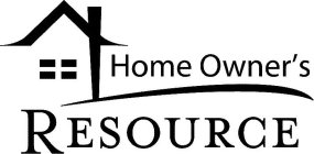 HOME OWNER'S RESOURCE