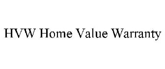 HVW HOME VALUE WARRANTY