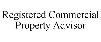 REGISTERED COMMERCIAL PROPERTY ADVISOR