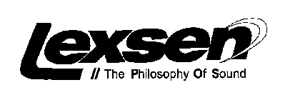 LEXSEN THE PHILOSOPHY OF SOUND