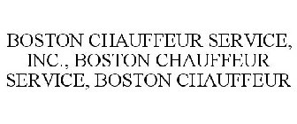 BOSTON CHAUFFEUR SERVICE, INC., BOSTON CHAUFFEUR SERVICE, BOSTON CHAUFFEUR