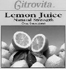 CITROVITA LEMON JUICE NATURAL STRENGTH (FROM CONCENTRATE)