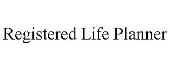 REGISTERED LIFE PLANNER