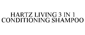 HARTZ LIVING 3 IN 1 CONDITIONING SHAMPOO