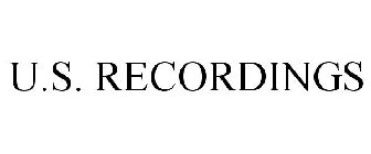 U.S. RECORDINGS