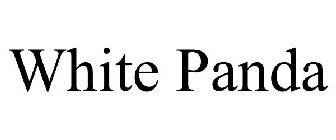 WHITE PANDA