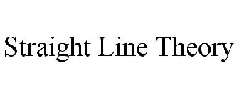 STRAIGHT LINE THEORY