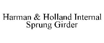 HARMAN & HOLLAND INTERNAL SPRUNG GIRDER