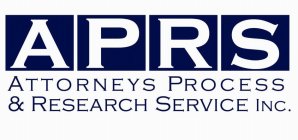 APRS ATTORNEYS PROCESS & RESEARCH SERVICE INC.