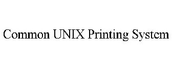 COMMON UNIX PRINTING SYSTEM