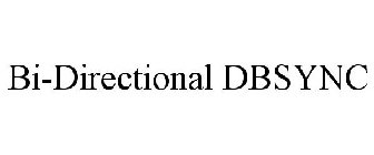BI-DIRECTIONAL DBSYNC