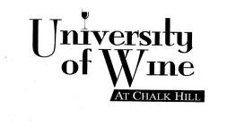UNIVERSITY OF WINE AT CHALK HILL