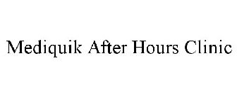 MEDIQUIK AFTER HOURS CLINIC
