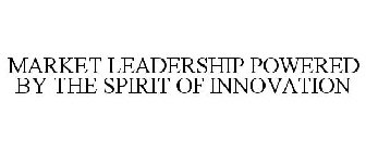 MARKET LEADERSHIP POWERED BY THE SPIRIT OF INNOVATION